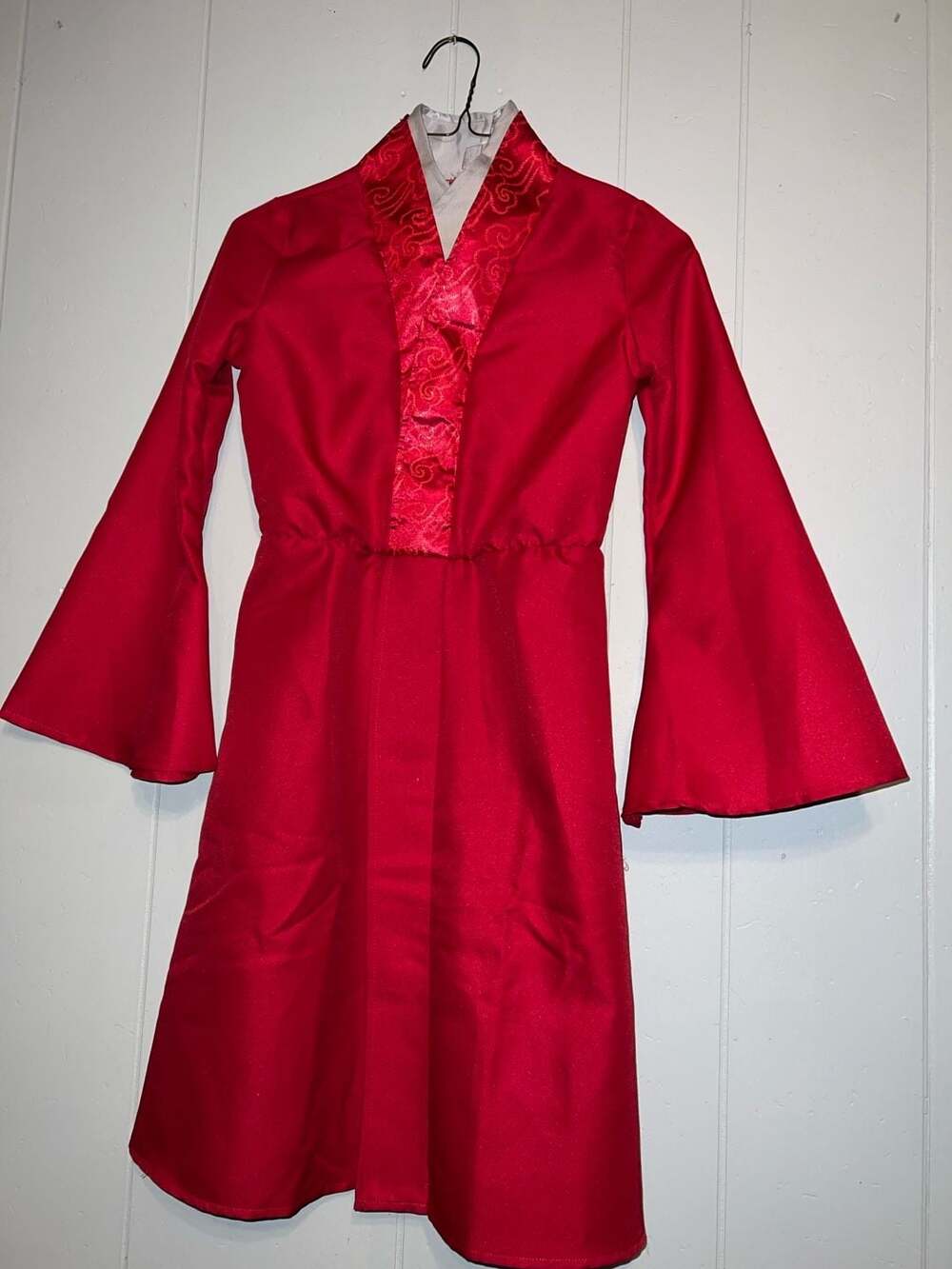 Disney Store Mulan Deluxe Costume Live Action Film Dress Only Red Size Small 4-6